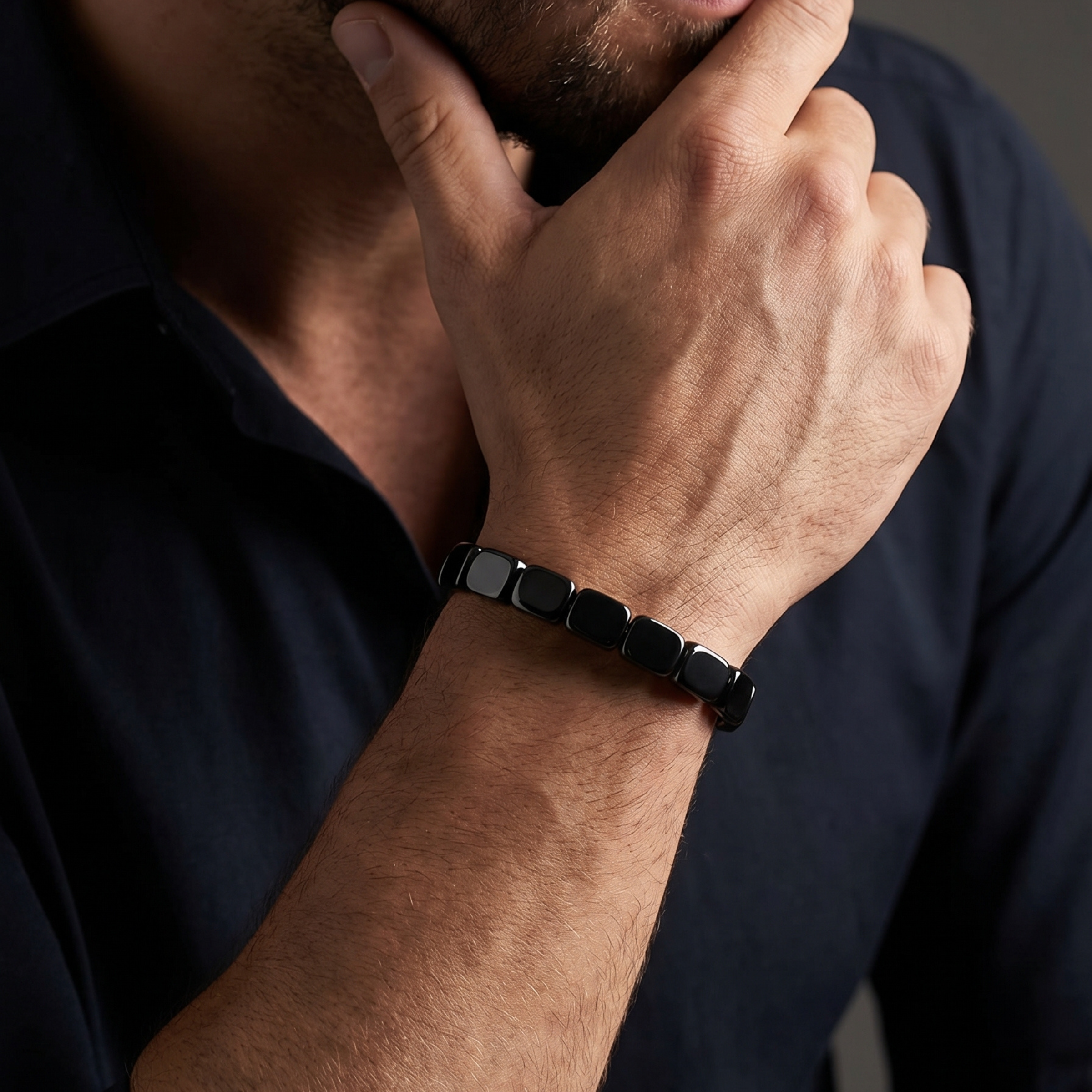 Blvck Hematite Bracelet