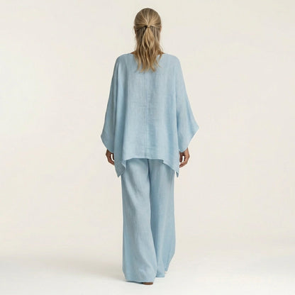 Majolie Linen-Blend Boho Set – Effortless Bohemian Style